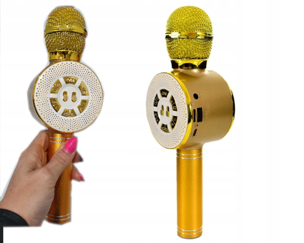 

Świecący Mikrofon Karaoke z głośnikiem Bluetooth