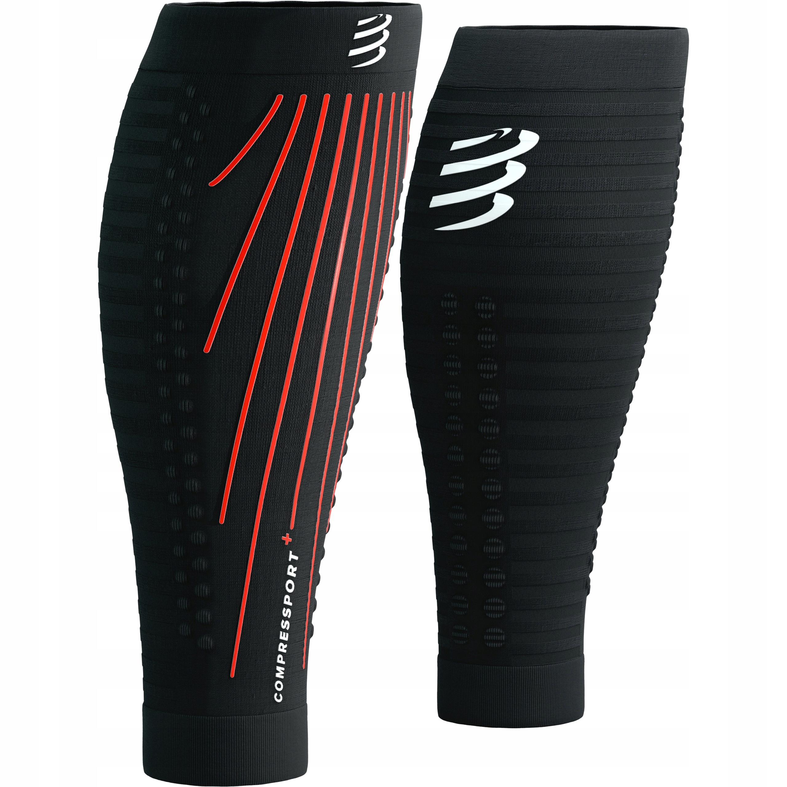 Compressport Opaski Kompresyjne Na Łydki R2 Aero Black Red T2 M