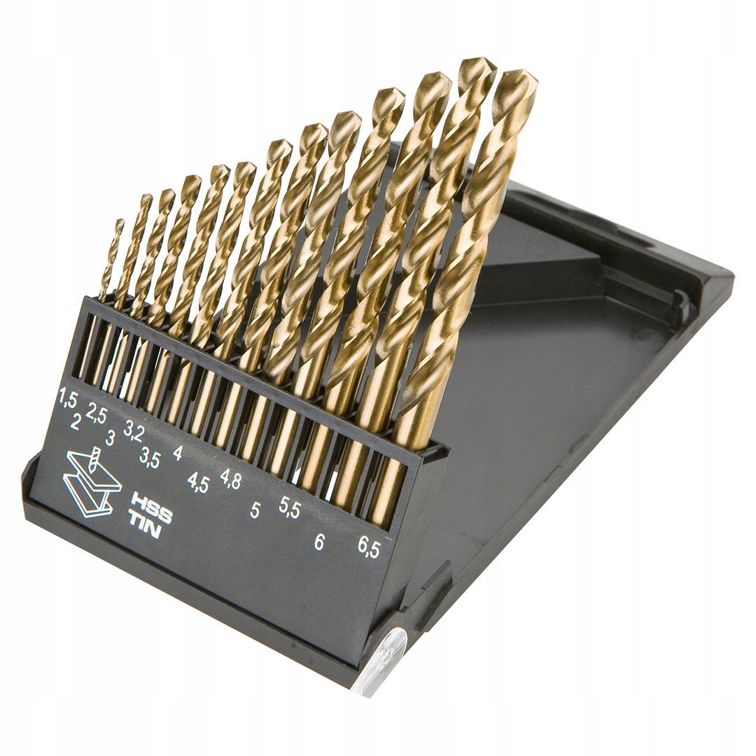 

Graphite Wiertła do metalu HSS-TiN 1.5-6.5mm zesta