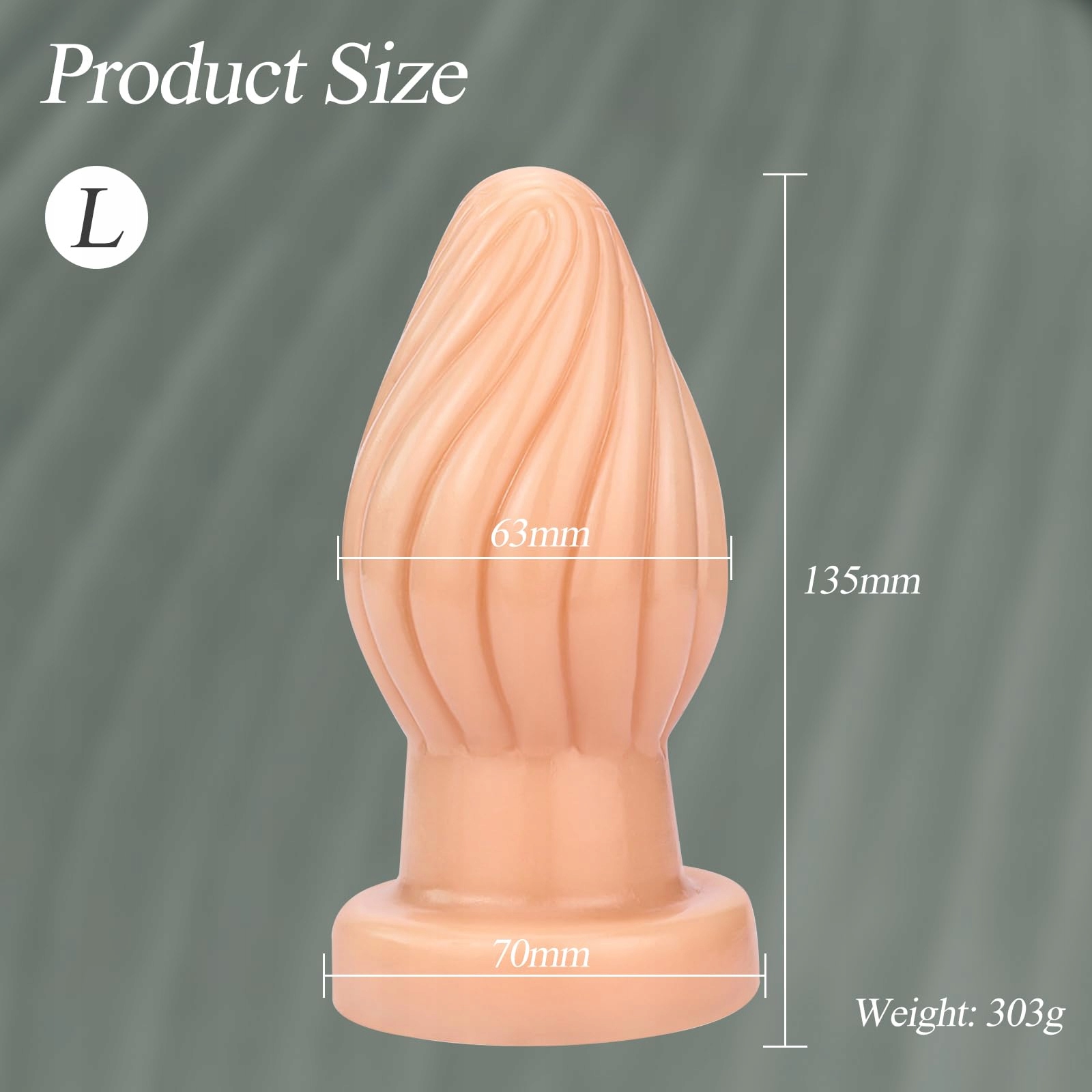 AMZII Korek Analny Dildo Analkugeln Dla Kobiet Mężczyzn Duży Masturbator — miniatura 7