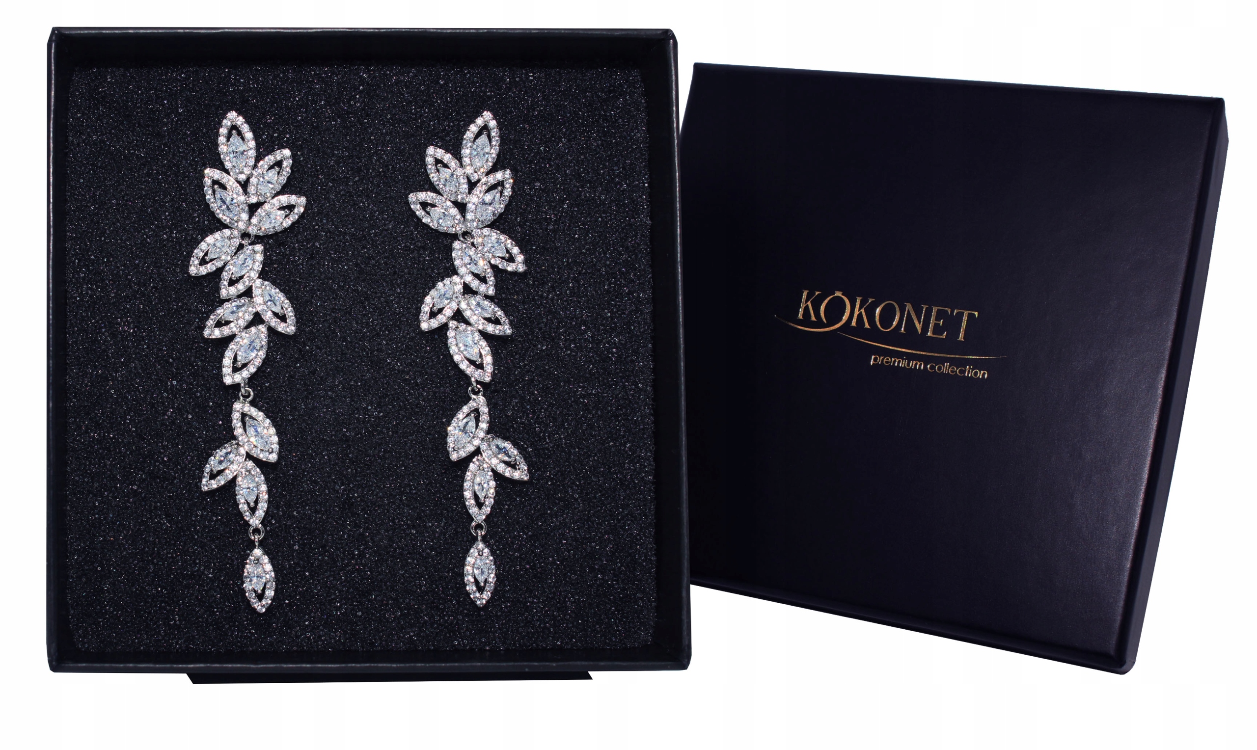 Náušnice svatební stříbrné Swarovski záruka Boho