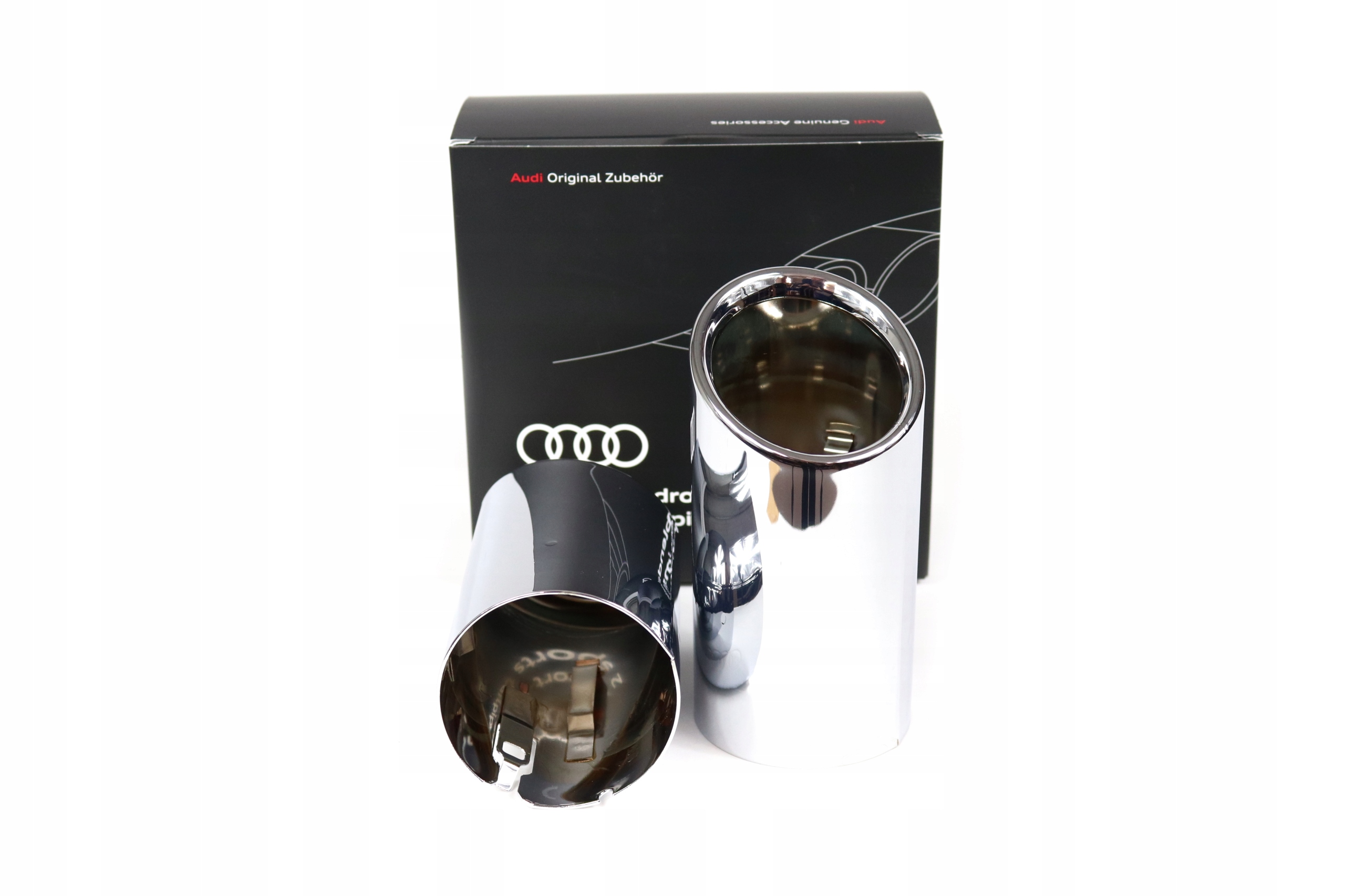 KONCOWKI RURY WYDECHU AUDI A4 A5 ORYGINAL CHROM Manufacturer Audi
