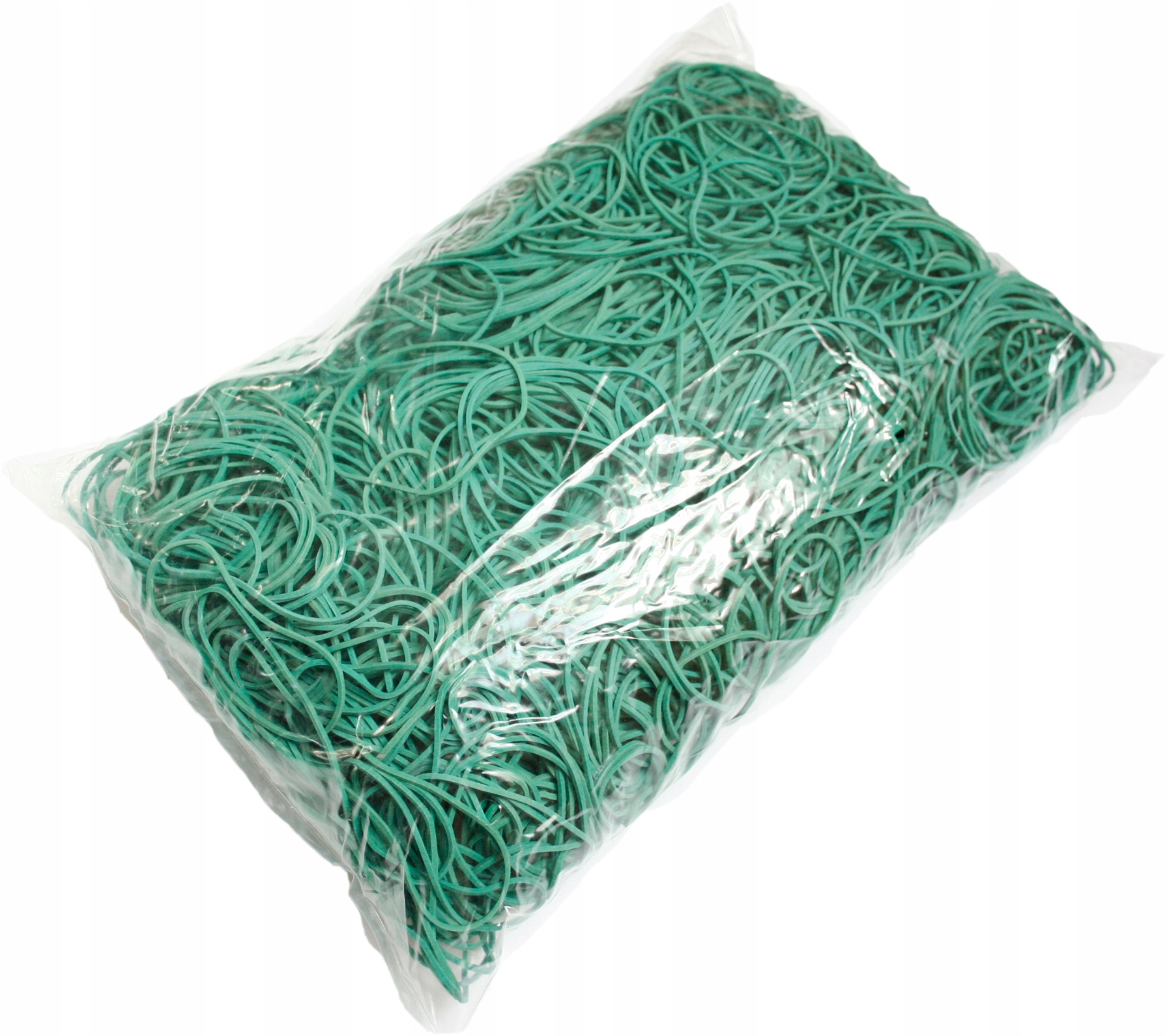 GUMKI RECEPTURKI MOCNE 40 mm x 1,5 mm ZIELONE 1 KG Marka inny