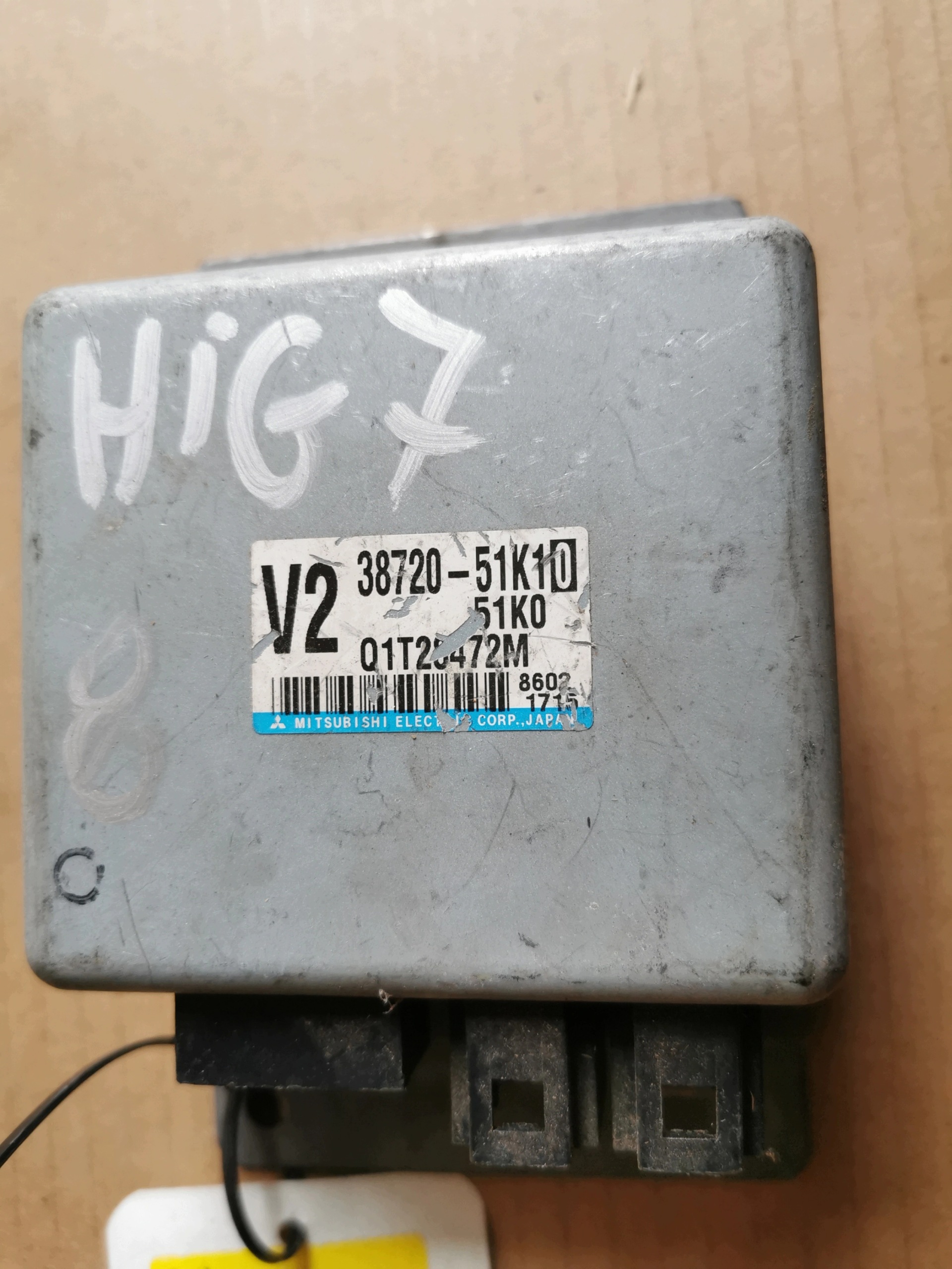 control unit module of the control SUZUKI SPLASH 38720-51K10 Q1T28472M