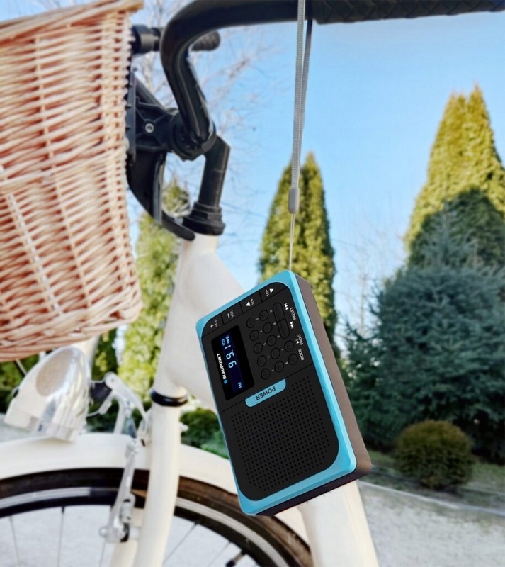 RADIO PRZENOŚNE AM/FM PR5BL. Kolor niebieski