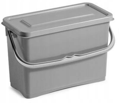 Levně Kbelík Hermet. Šedý 8 L S Víkem