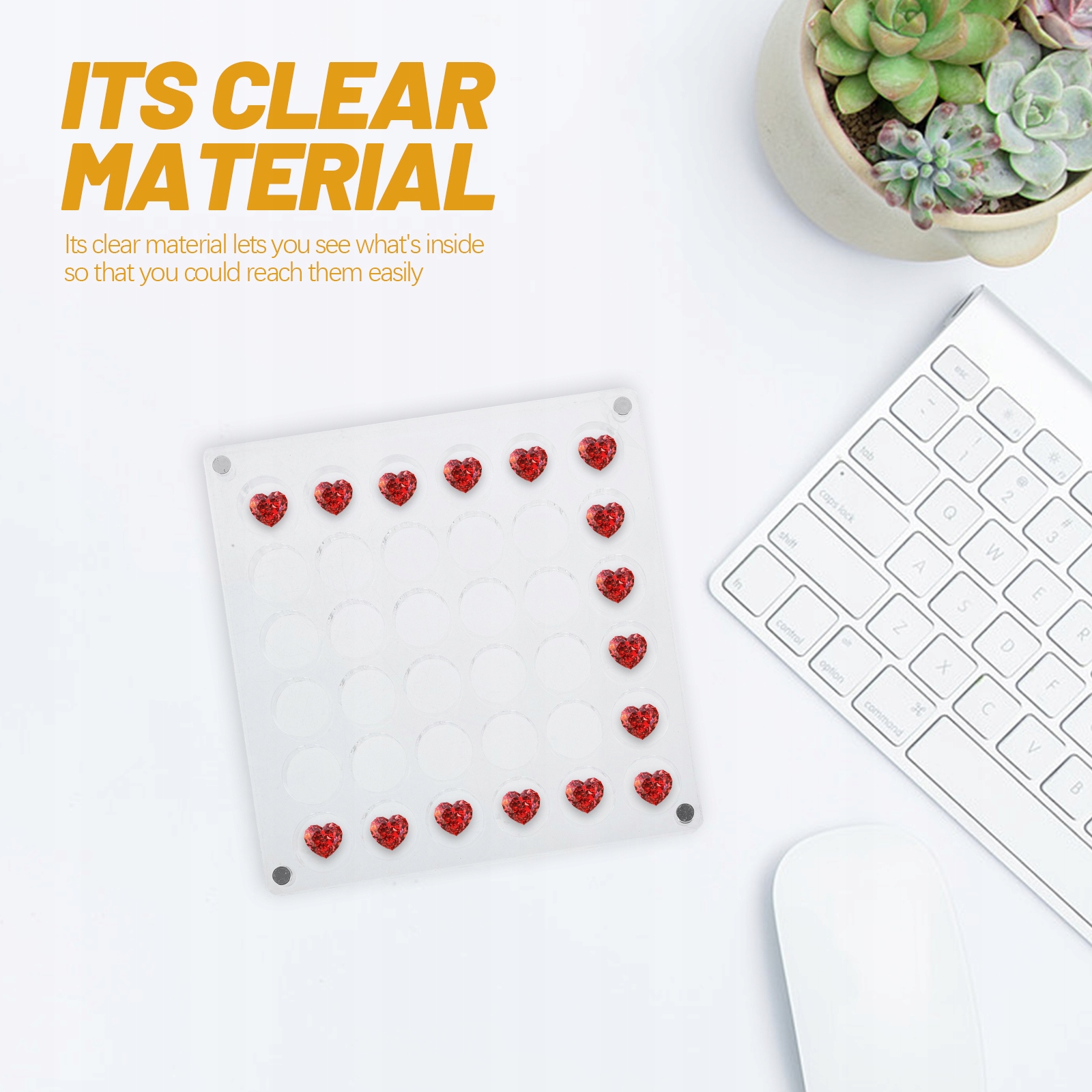 Pudełko do przechowywania zdobień paznokci Na Marka inna