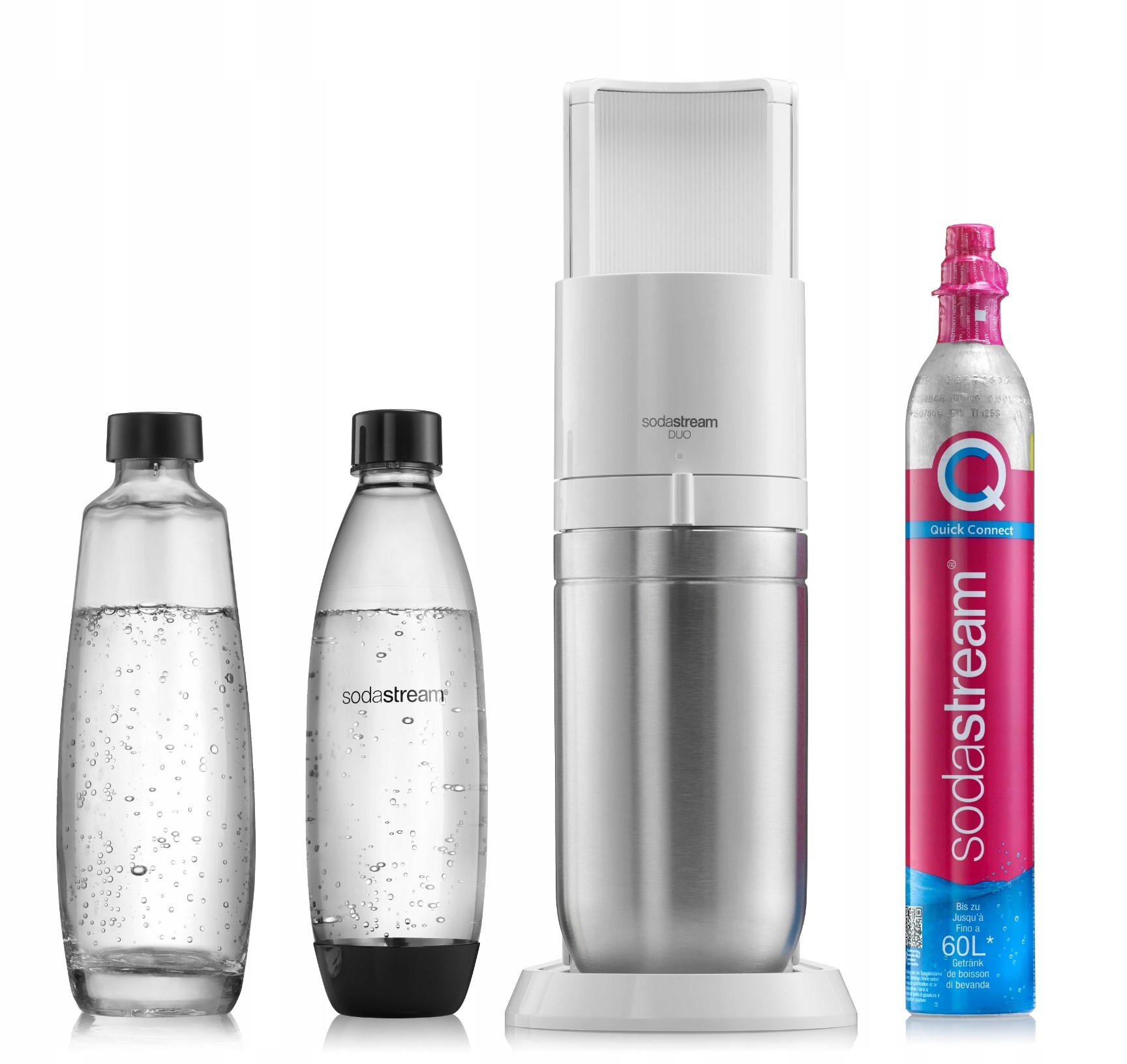 Saturator do wody SodaStream Duo Biały +butelki
