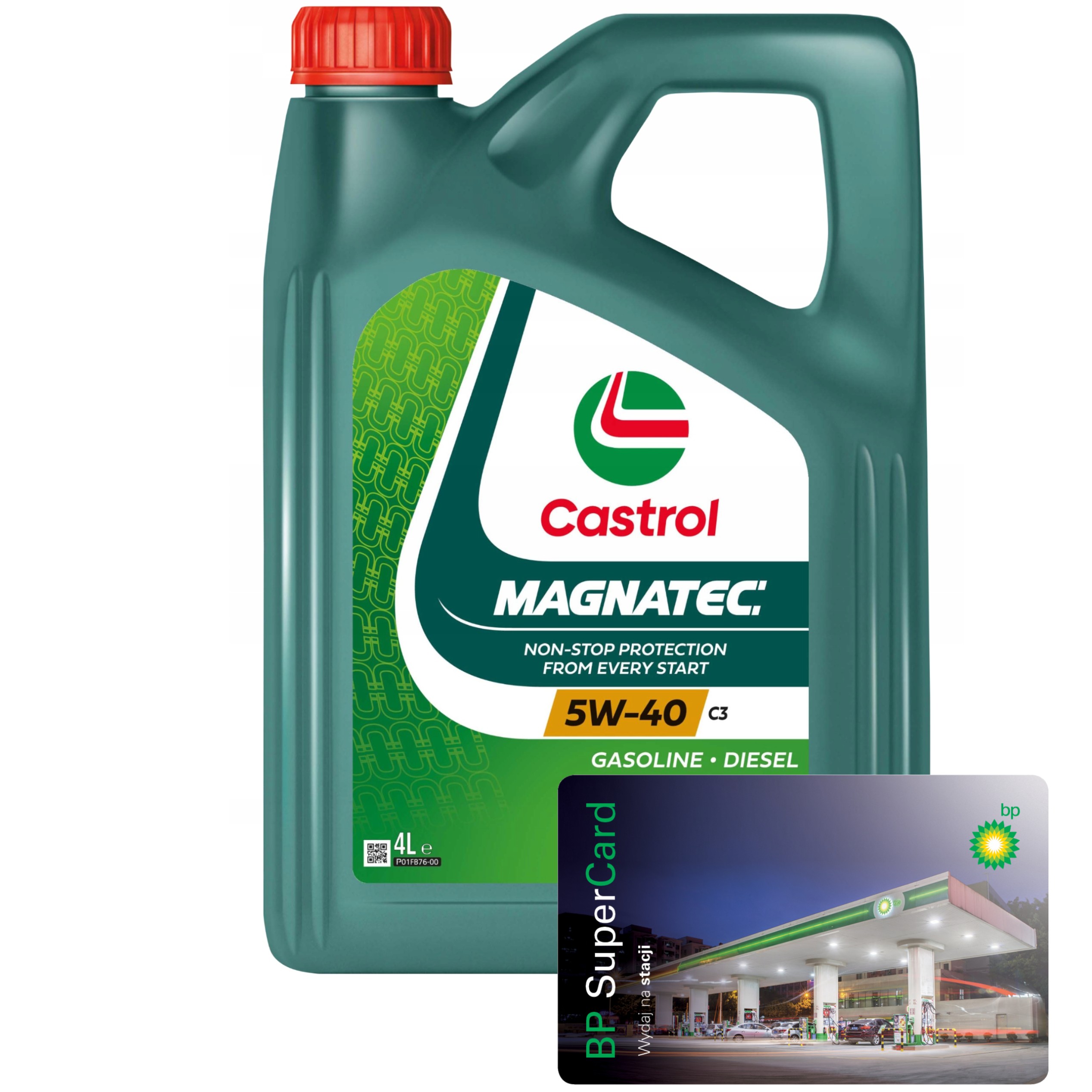 Castrol Motorový Olej Magnatec 5W-40 C3 4L Darček Palivová Karta Bp