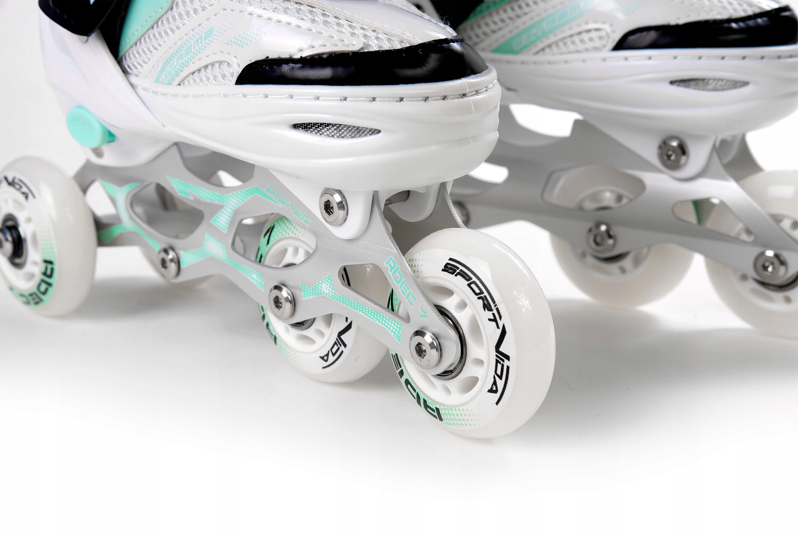 ŁYŻWOROLKI 4w1 ROLKI WROTKI ŁYŻWY REGULOWANE 35-38 Płeć kobieta mężczyzna dziewczynka chłopiec