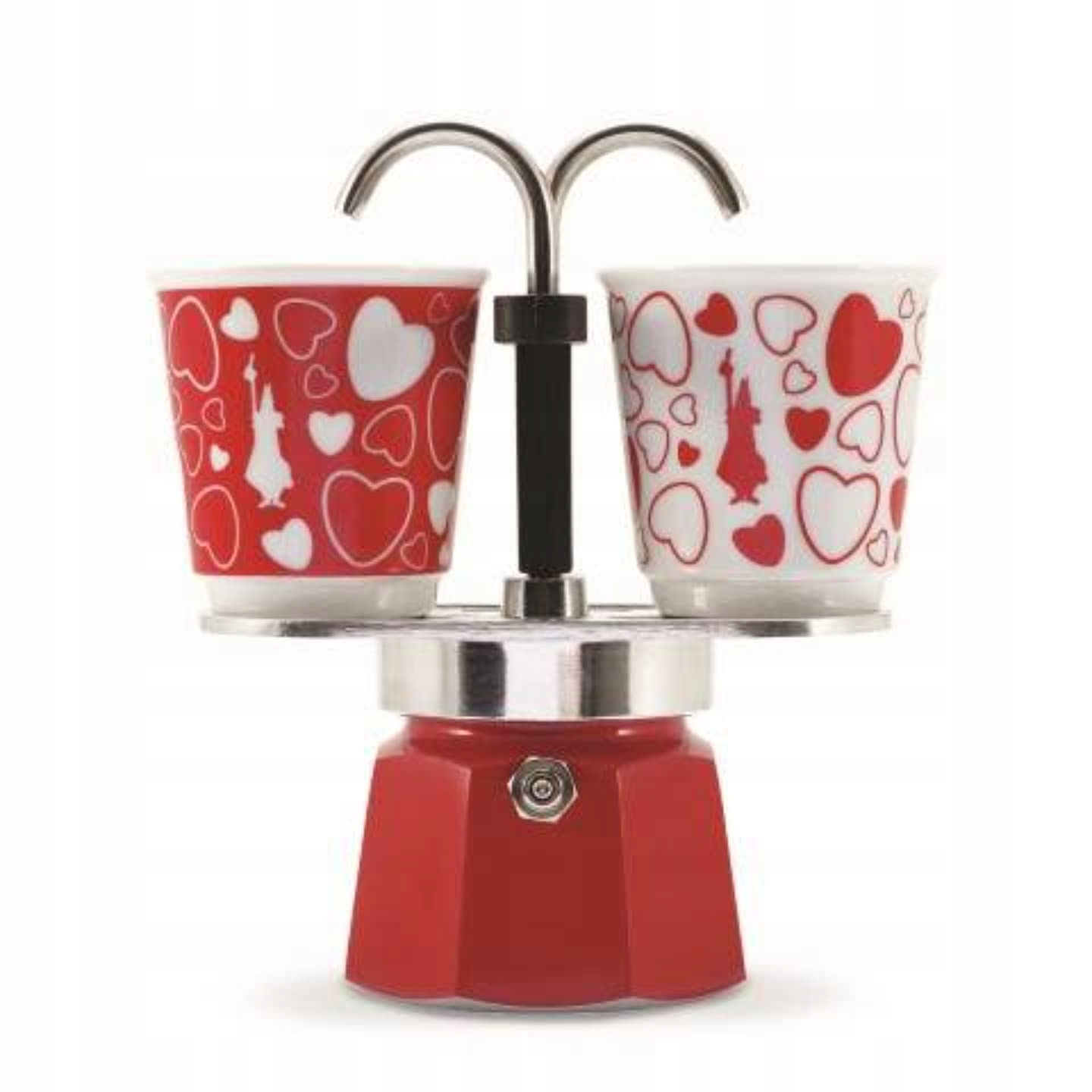 Bialetti Set Mini Express Moka 2 šálky Srdce 90 ml