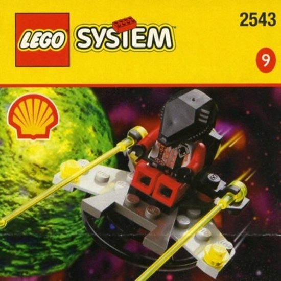 nový Lego Space Ufo Shell 2543 Spacecraft Loď vesmírný unikát Misb 1998