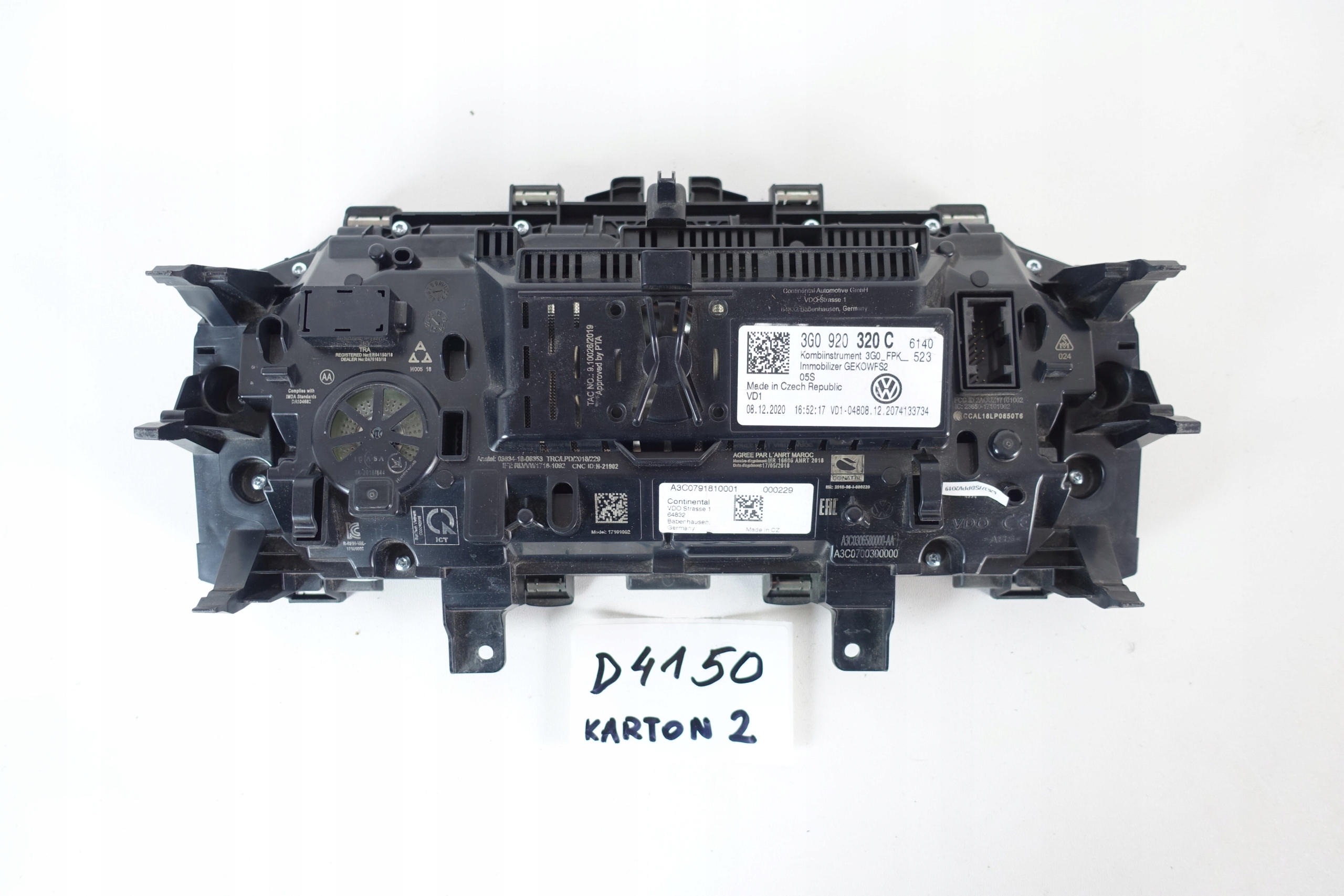 dials VIRTUAL dials LCD VW ARTEON PASSAT B8