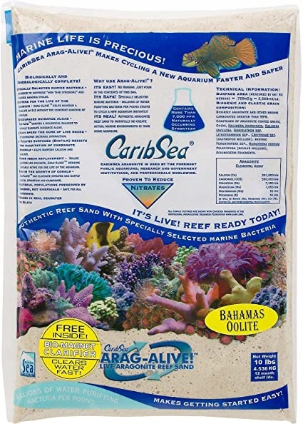Levně CaribSea Aragalive Bahamas Oolite 9,07 Kg