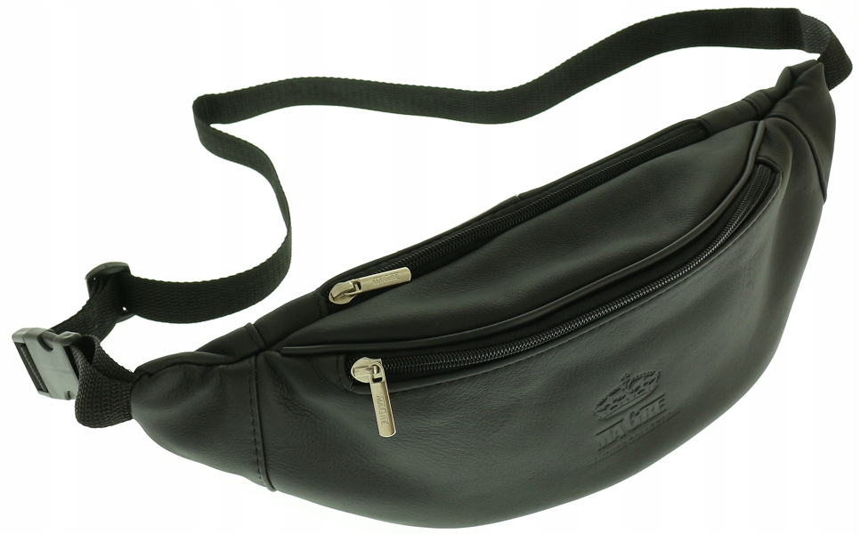 NERKA męska skórzana solidna polska CZARNA PL PROD Kod producenta KLN1041-B