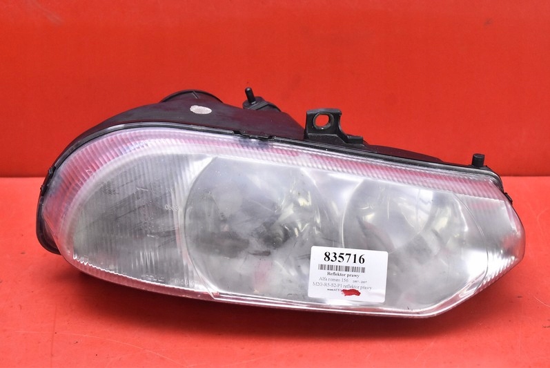 REFLEKTOR right light front EU ALFA ROMEO 156 97-07