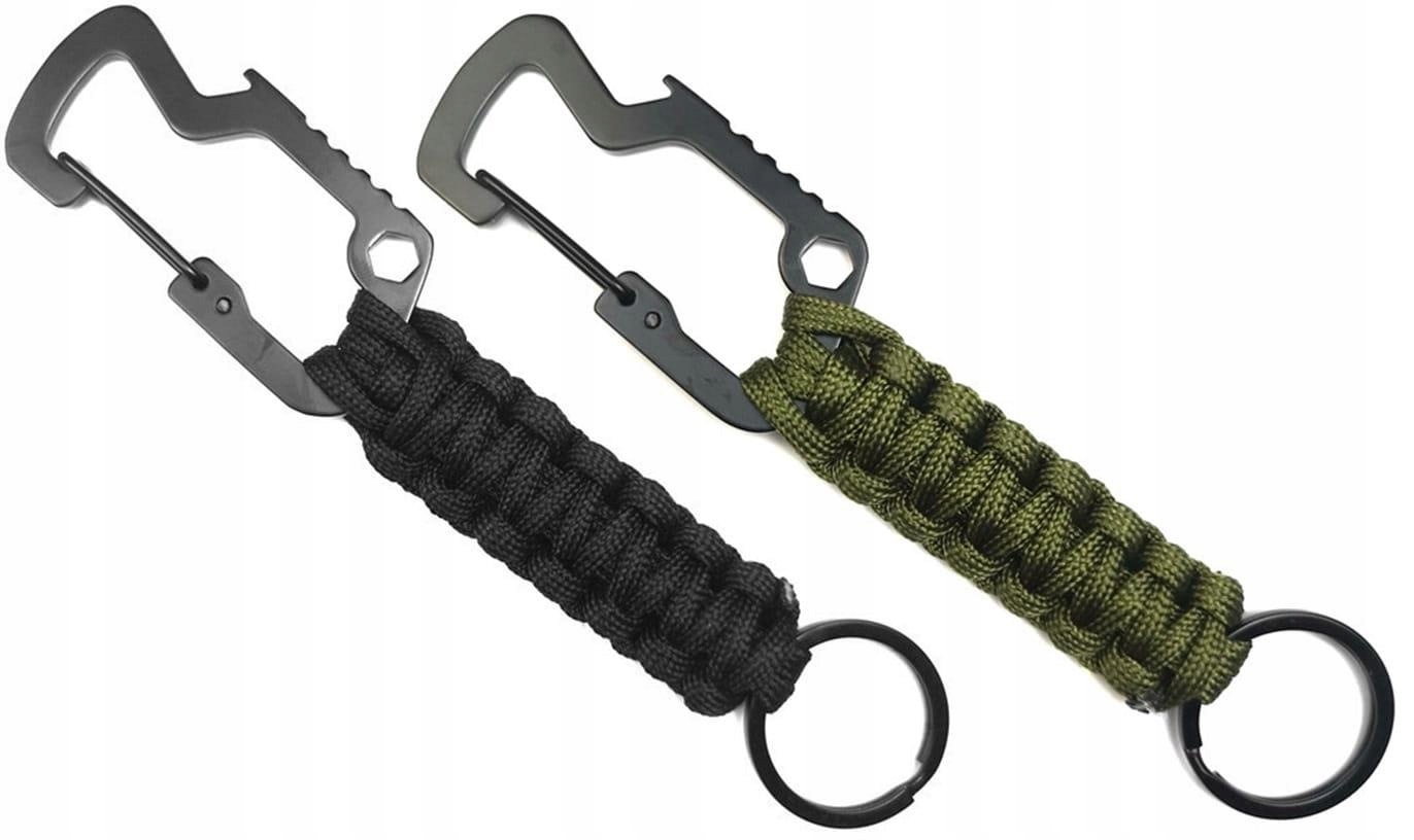 KARABIŃCZYK TAKTYCZNY BRELOK SURVIVALOWY PARACORD Marka BSH ADVENTURE