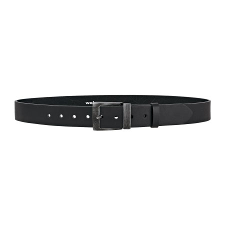 

Wojas Pasek męski skórzany czarny 100