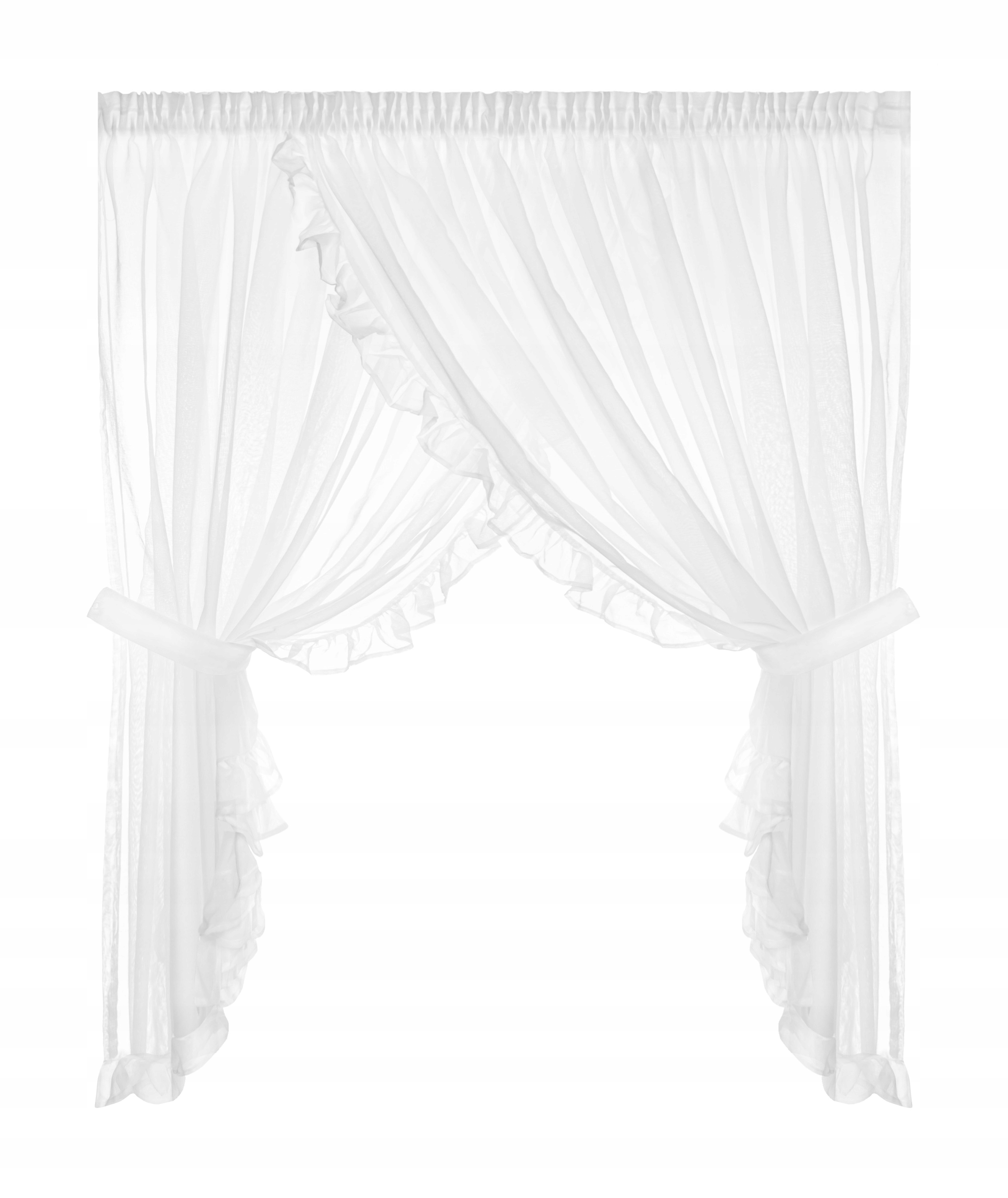 

Biała Firana Z Falbanami Woal Taśma 400x250 Bright