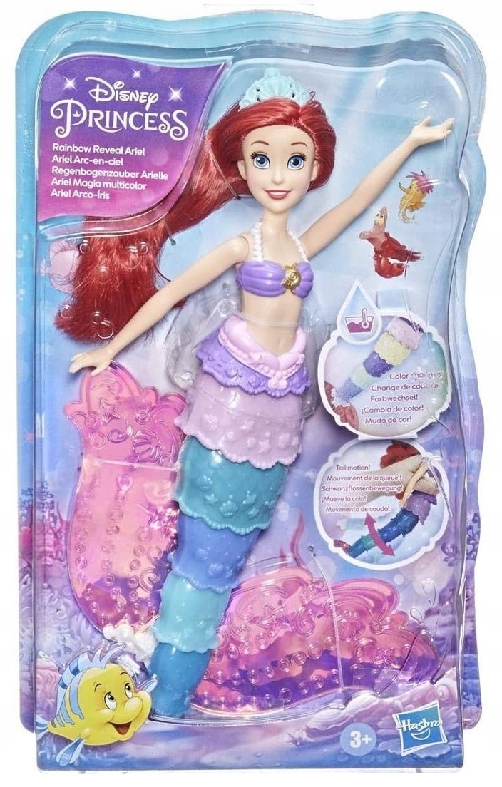 

Lalka Arielka Syrenka Zmienia Ariel Disney