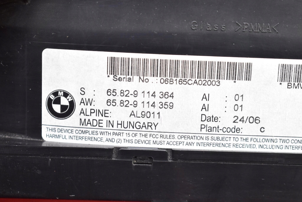 display navigation devices 9114364 BMW E90 E91 04-10