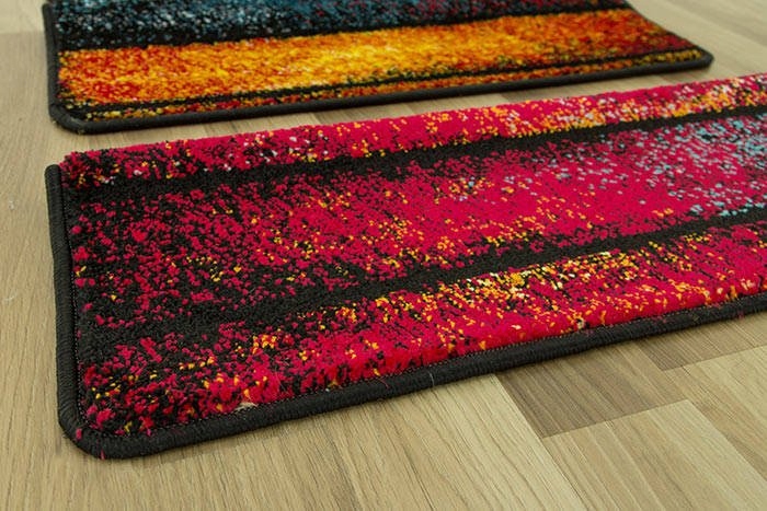 NAKŁADKI NA SCHODY MIĘKKI PROSTOKĄTNE KOLOROWE DYWANIKI SCHODOWE DESKI PASY Kod producenta 11196/120