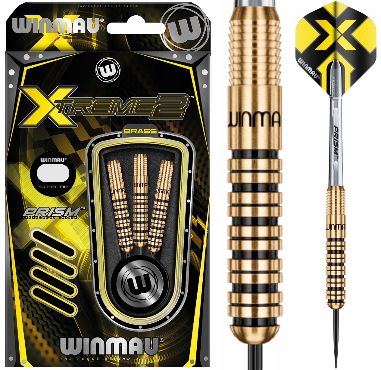 

Rzutki Lotki Winmau Xtreme 2 Brass Steel Tip 24g