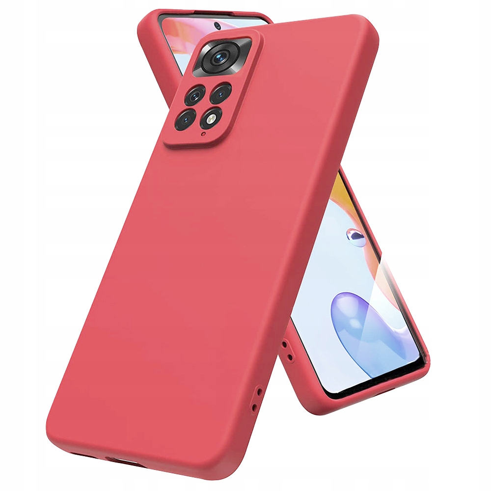 ETUI LIQUID OBUDOWA PLECKI FUTERAŁ CASE DO REDMI NOTE 11 PRO + SZKŁO Kolor czarny