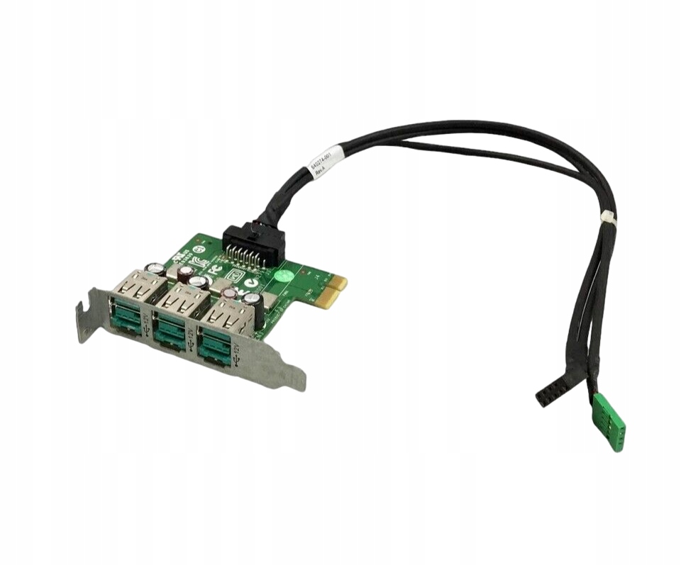 MODUŁ PORTÓW 3x USB 12V HP 638945-001 ŚLEDŻ NISKI PROFIL