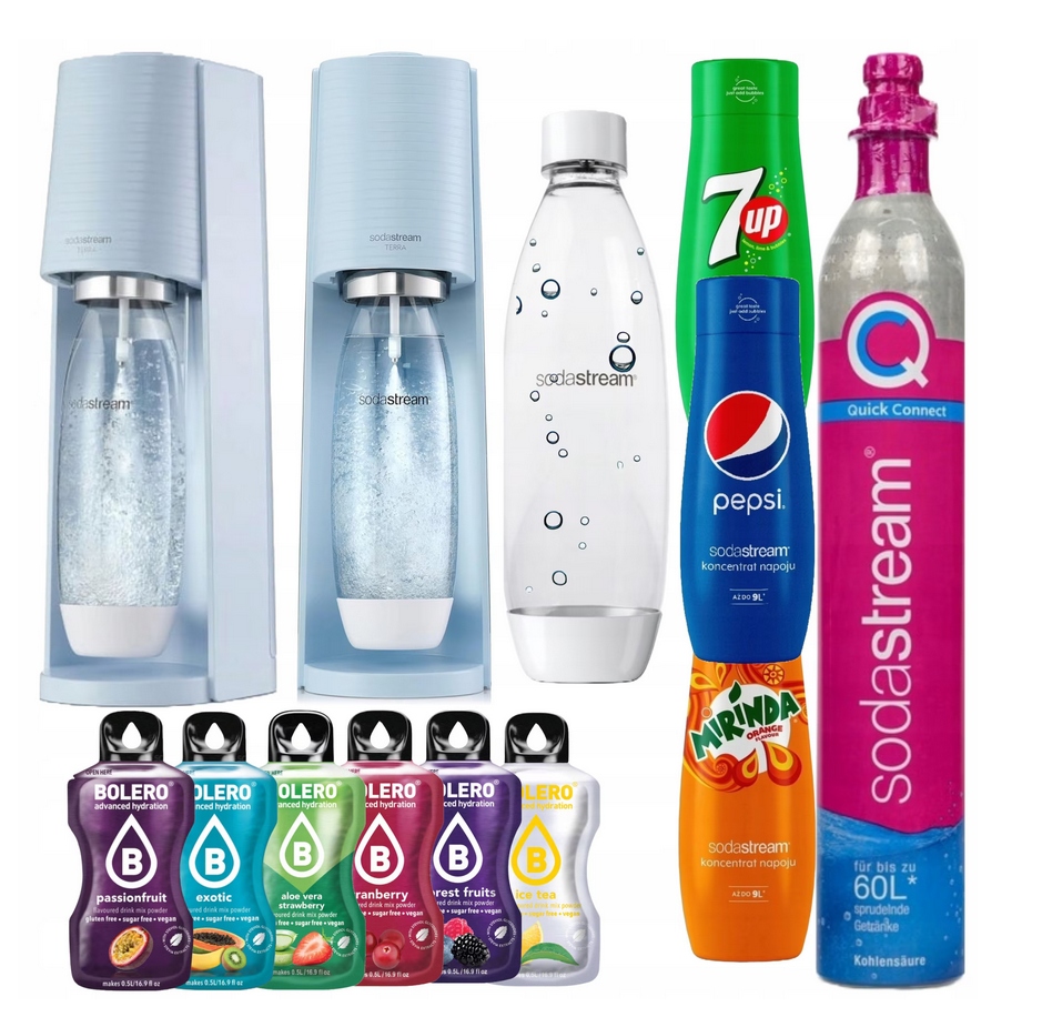 Sada saturátoru Sodastream Terra bílá