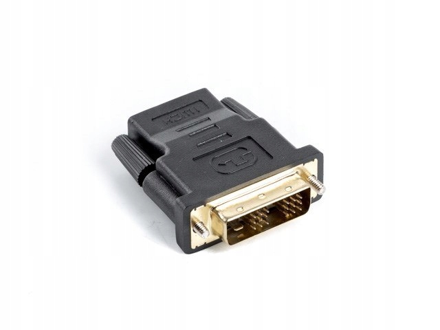 Adapter Lanberg AD-0013-BK (hdmi F DVI-D M; kolor czarny)