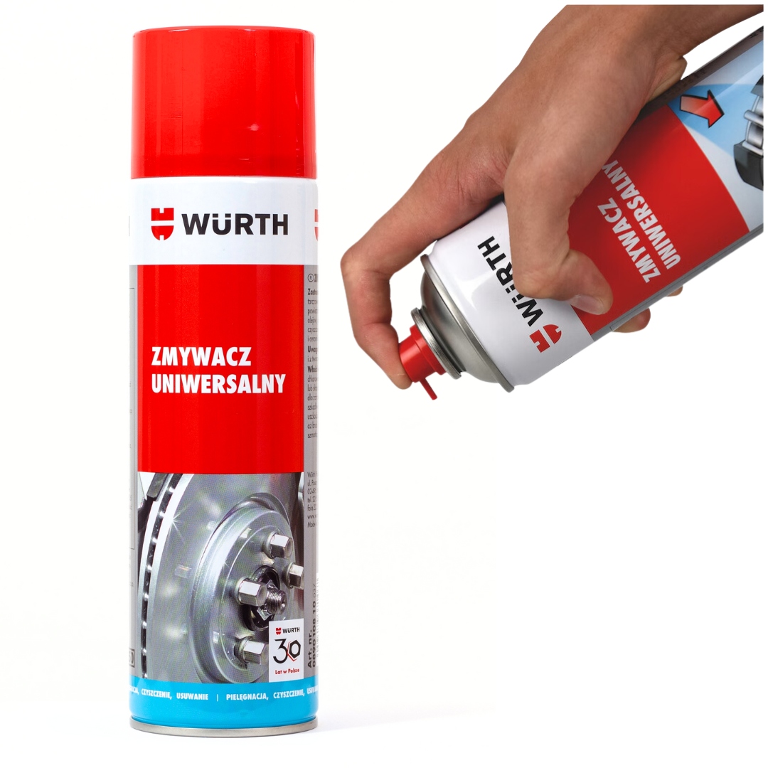 Zmywacz Do Czyszczenia Hamulców Uniwersalny Wurth Cleaner Spray