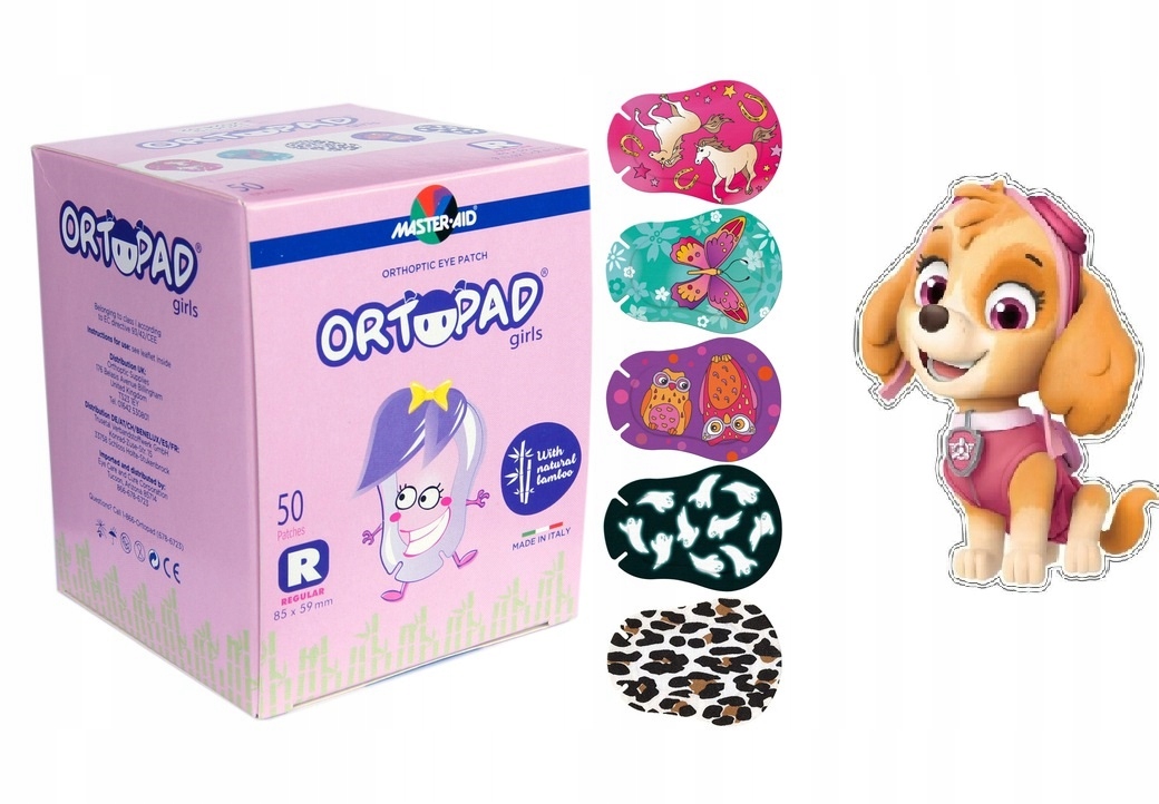 

Ortopad Duży Wzór Girl Regular Plaster Na Oko