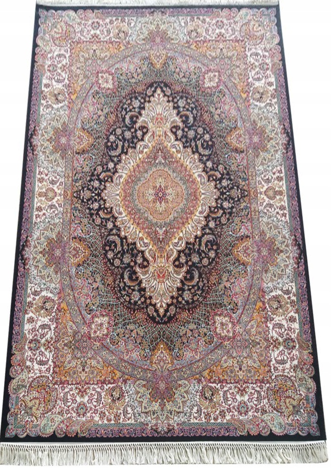 Kusový exclusivný koberec Pers 03 tm. modrý 150x230