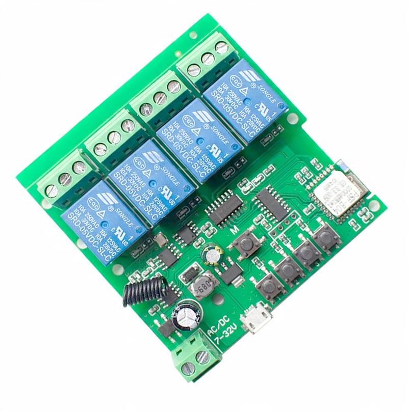 

Sonoff DC 5-32V 4CH Sterownik WiFi Beznapięciowy