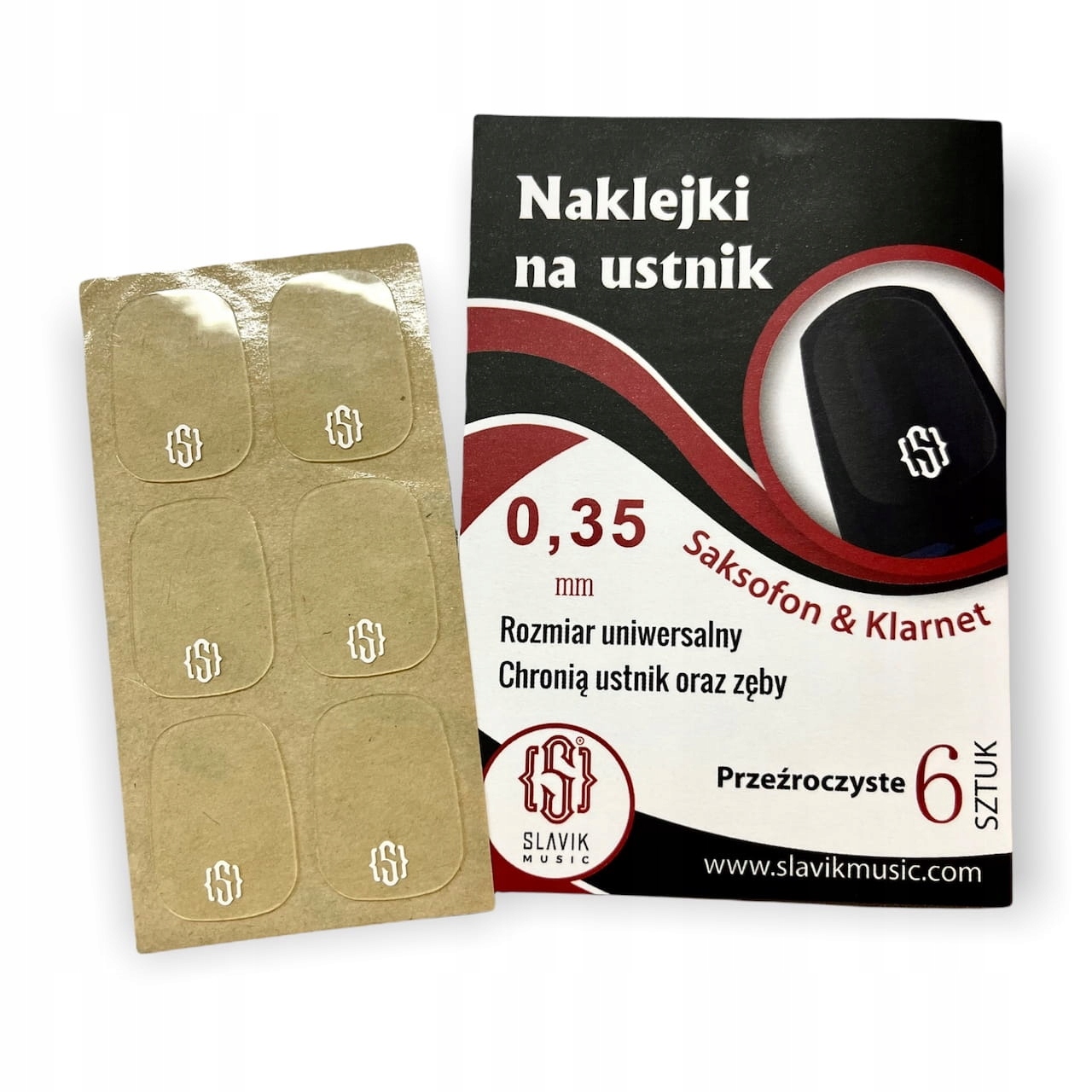 NAKLEJKI NA USTNIK 0.35 MM Slavik Music