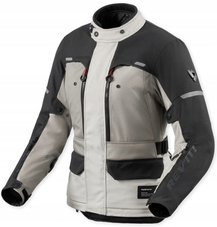 Rev'it Outback 5 H2O Lady Silver Čierna Motocyklová Textilná Bunda 36