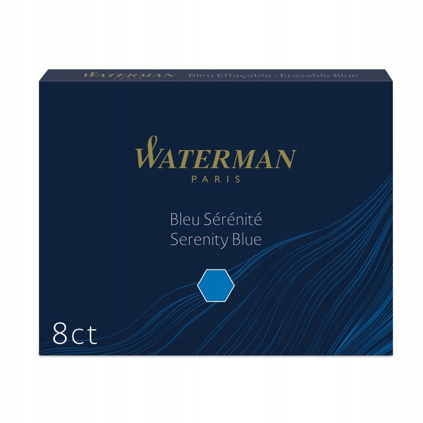

Waterman Naboje do pióra długie 8 szt. niebieskie