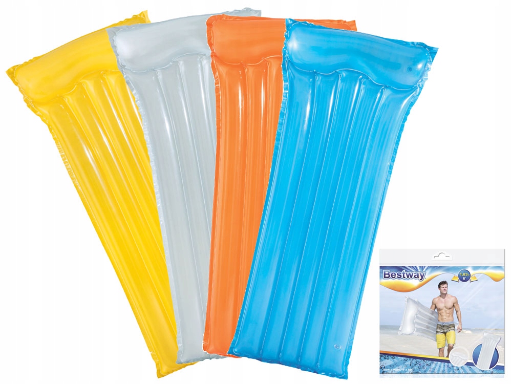 MATERAC DMUCHANY PLAŻOWY DO PŁYWANIA 183X76 CM Marka Bestway