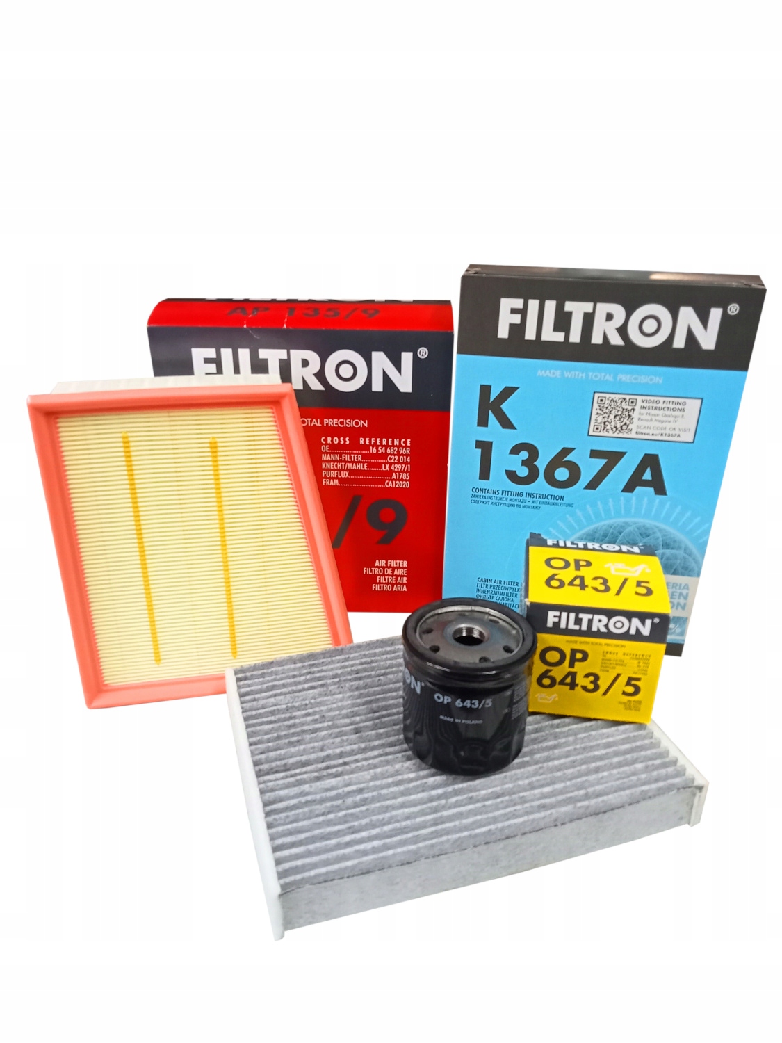 

Zestaw Filtrów Filtron do Renault Megane IV 1.5dCi