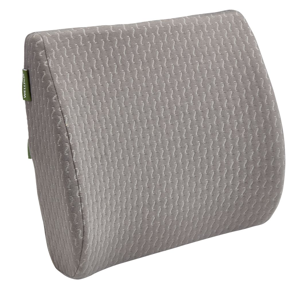 Poduszka ortopedyczna Rygge Wellpur z pianki memory szara 36x34 cm