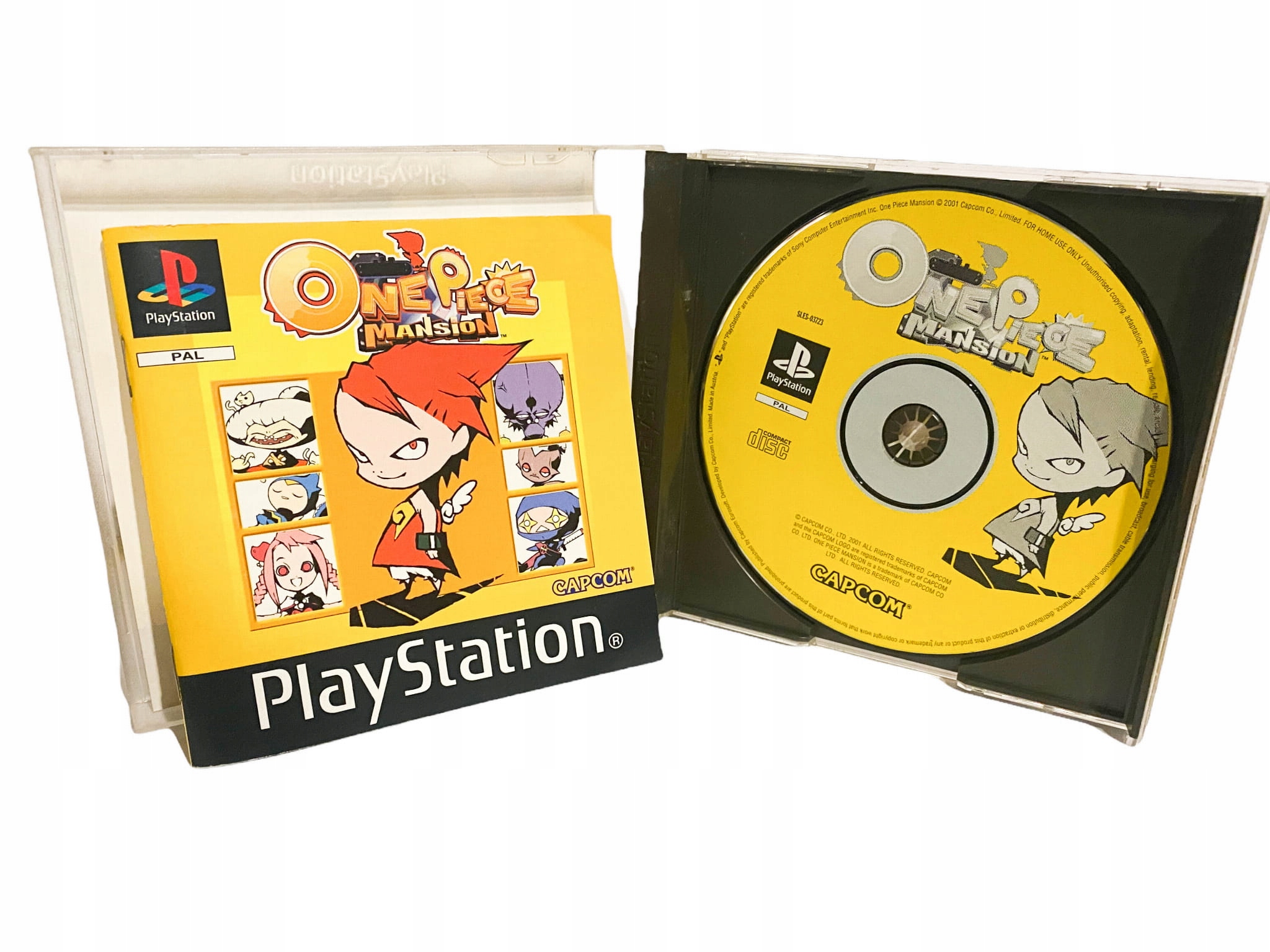 One Piece Mansion PS1 PSX (2001) Platforma Sony PlayStation (PSX)