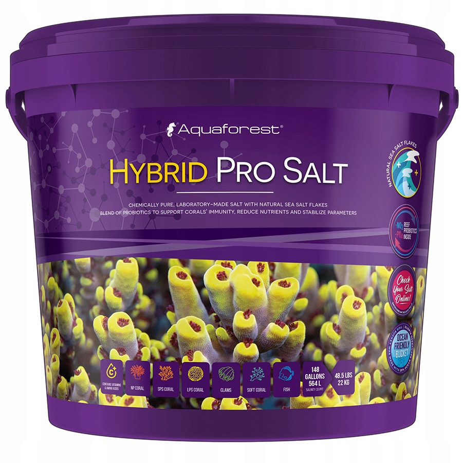 

Aquaforest Hybrid Pro Salt 22kg Sól Do Akwarium