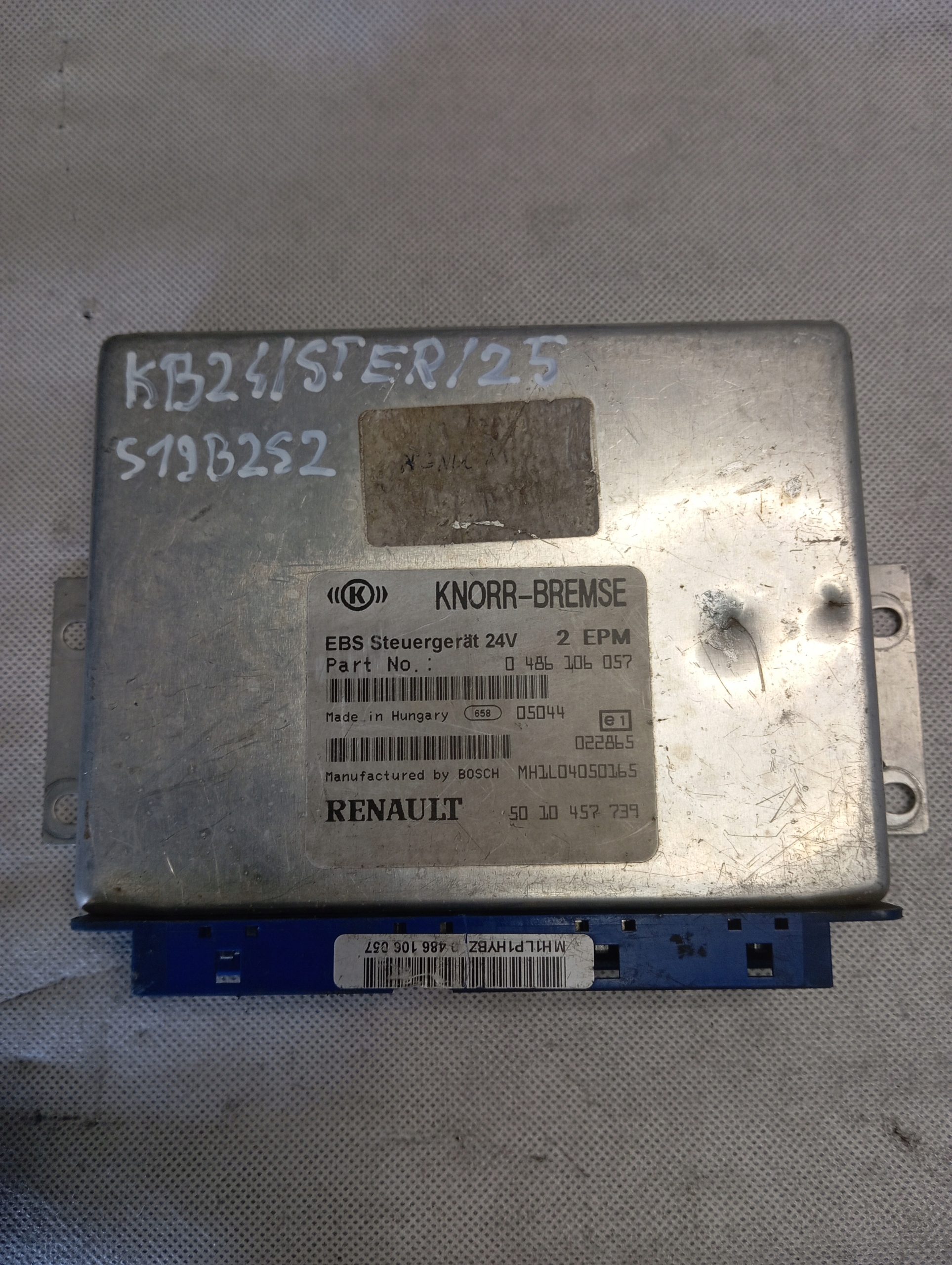 RENAULT PREMIUM MAGNUM DXI computer control unit EBS 0486106057 5010457739
