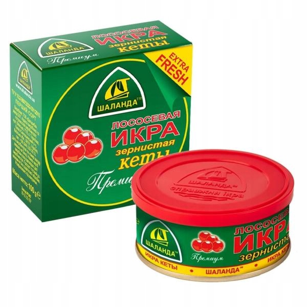 Kawior z łosośa keta Shalanda puszka 100g