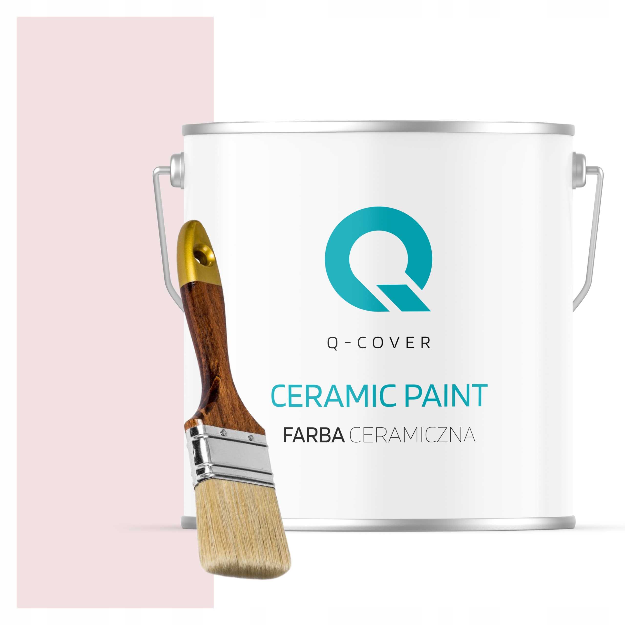 Keramická Farba Na Stenu Biela Ružová H3678 5L Mat Poľský Výrobca Štetec