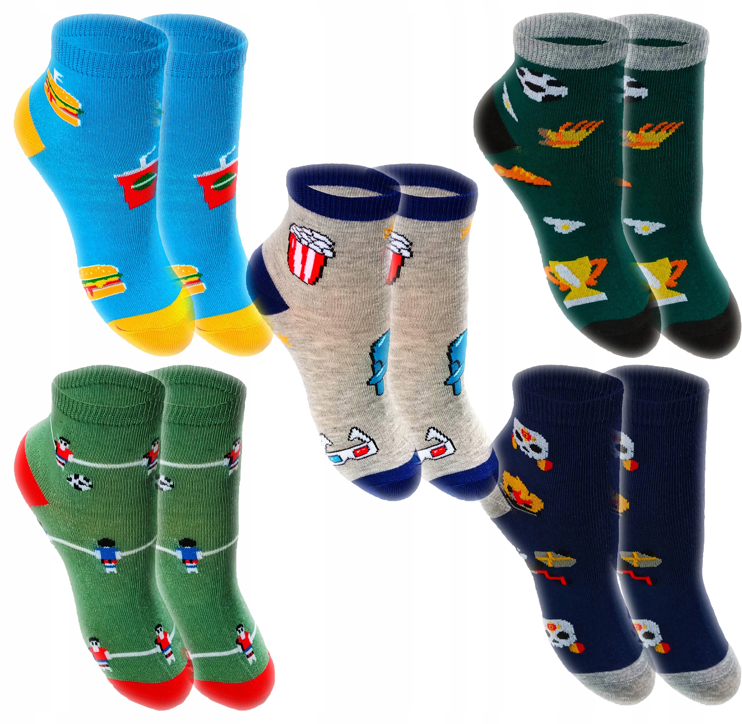 

Skarpetki Dziecięce Chłopięce 5PAK rozmiar 27-30