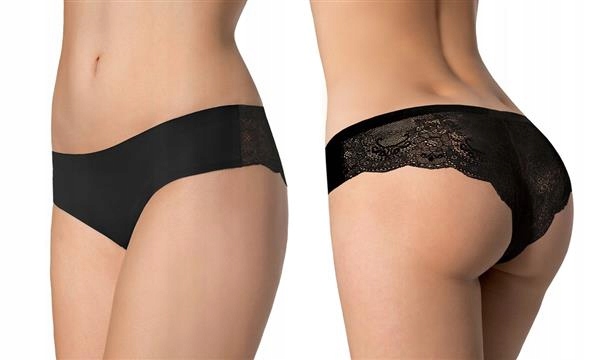 

Julimex figi majtki Tanga koronkowy tył czarne