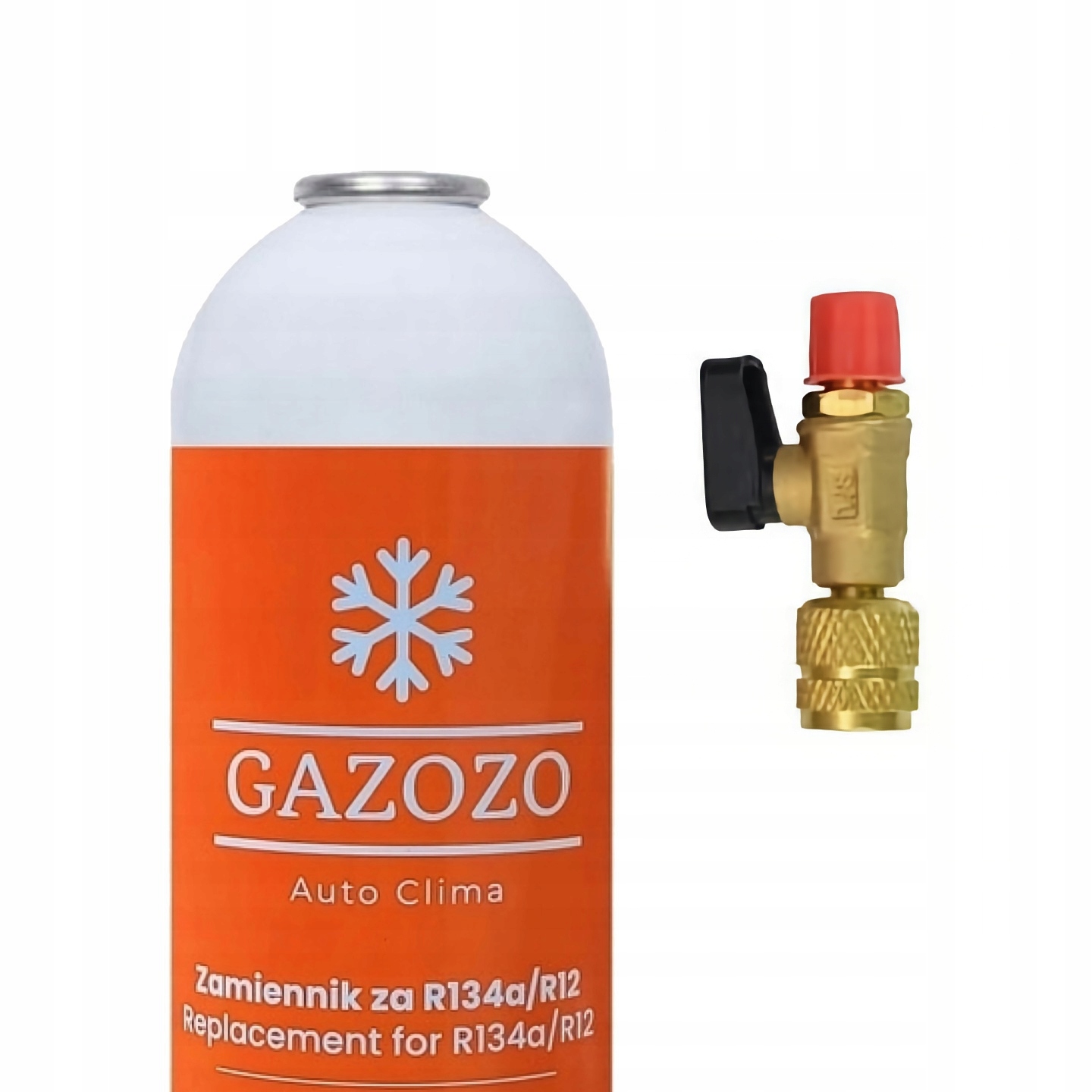 

Czynnik do Auto Clima Zamiennik R134a/R12 zawór