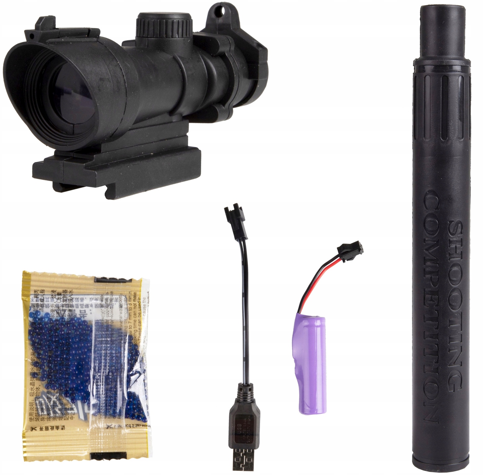 KARABIN PISTOLET AUTOMAT NA KULKI ŻELOWE WODNE EAN (GTIN) 5902444019707